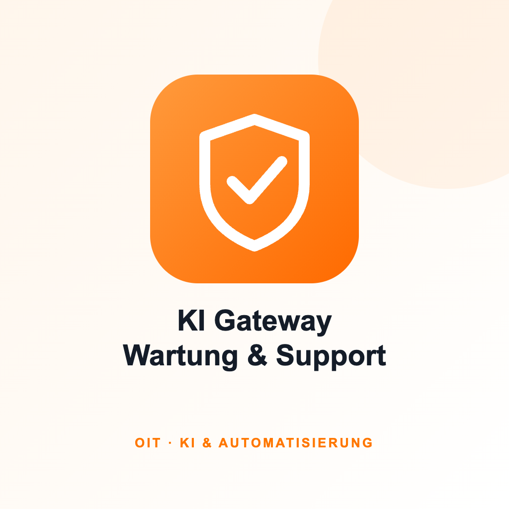 KI Gateway – Wartung & Support [m]