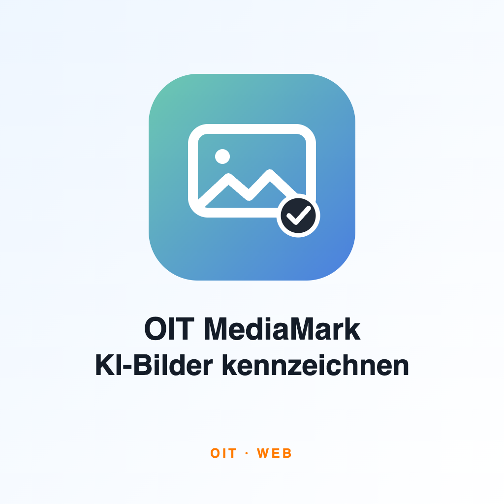 OIT MediaMark – KI-Bilder kennzeichnen (WordPress) [j]