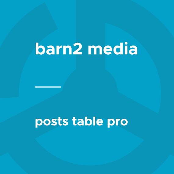 Posts Table Pro – Starter [m]