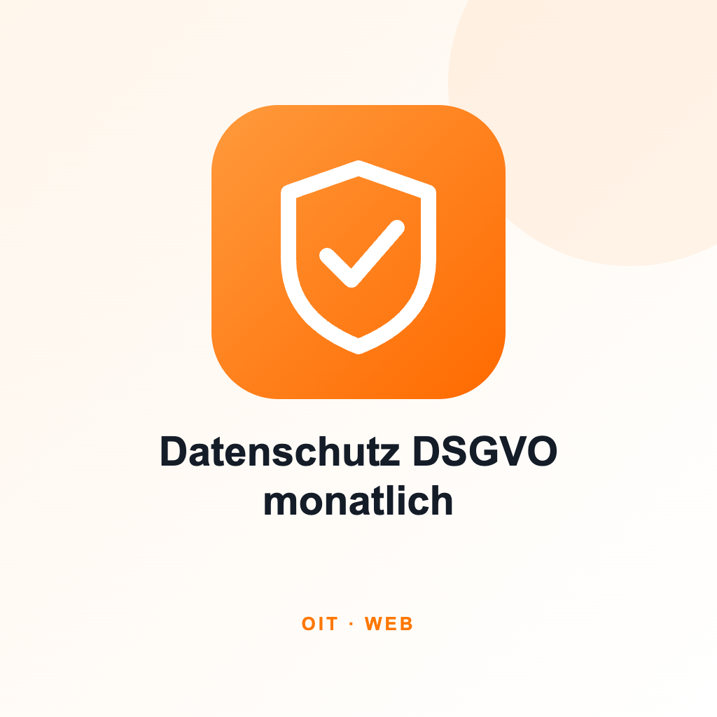 Datenschutz DSGVO [m]