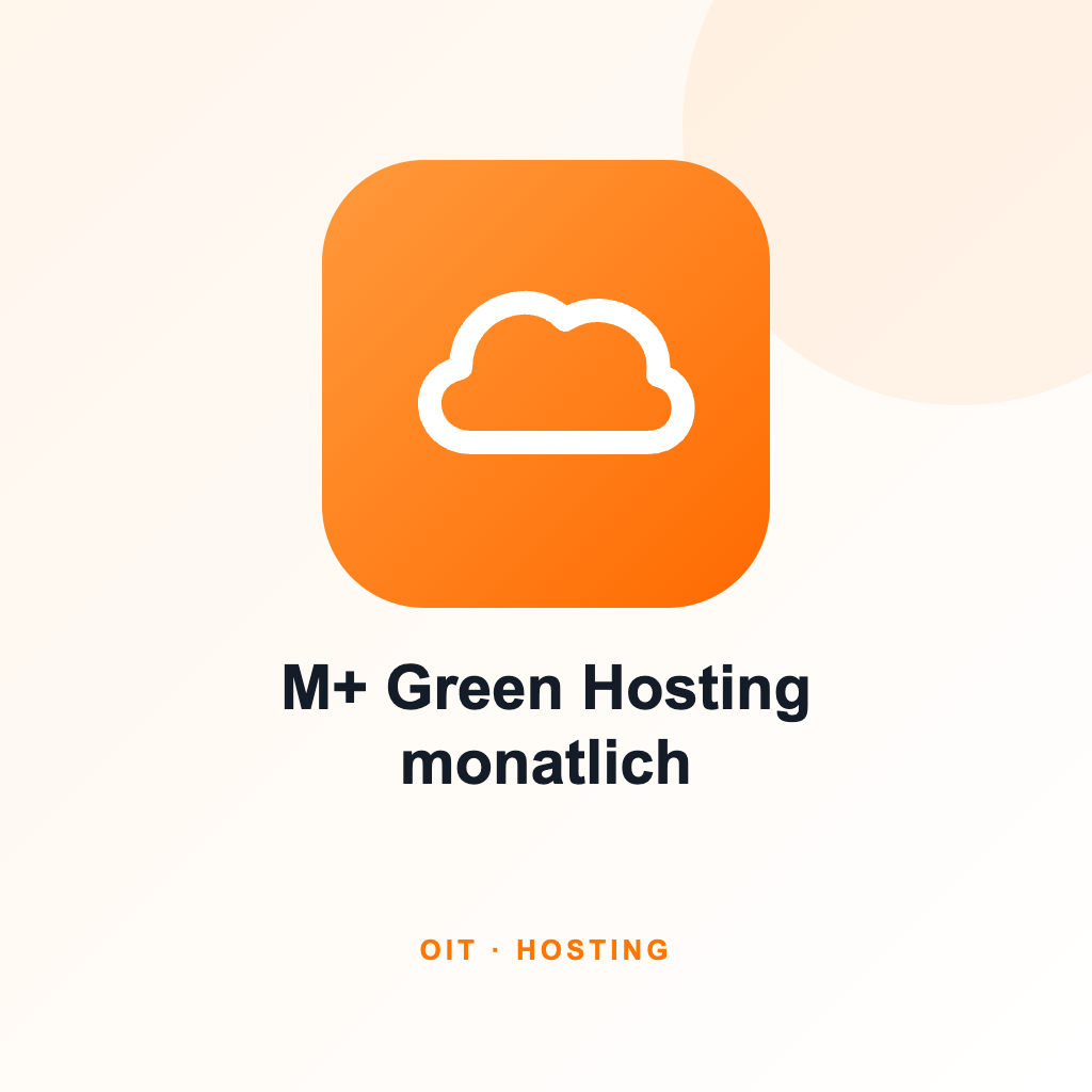 M+ Green - Hosting [m]