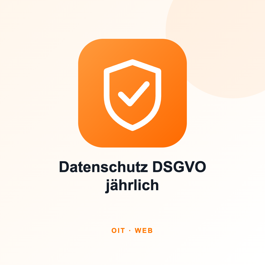 Datenschutz DSGVO [j]