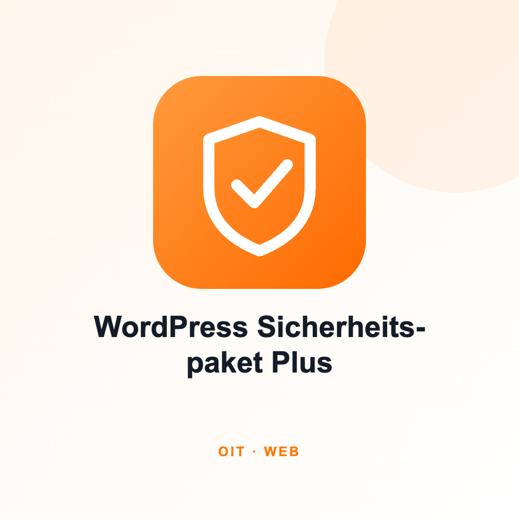 WordPress Sicherheitspaket Plus
