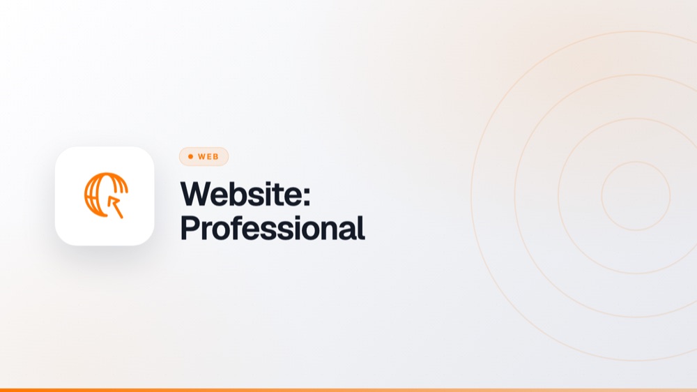 Website: Professional