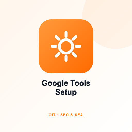 Google Tools Setup