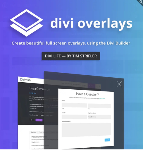 Divi Overlays [j]